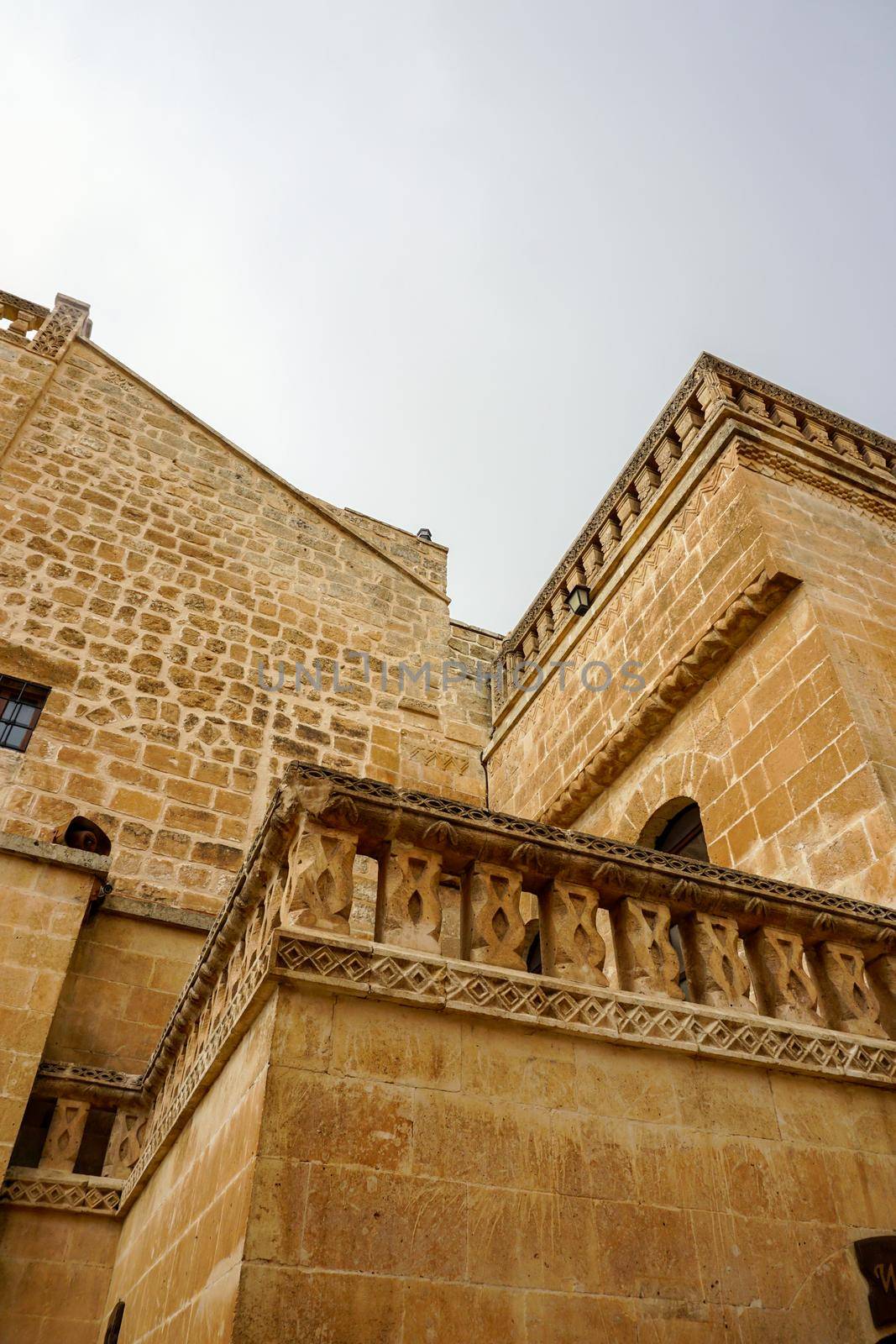 12 May 2022 Midyat Mardin Turkey. Cityscape and churches of Midyat Turkey