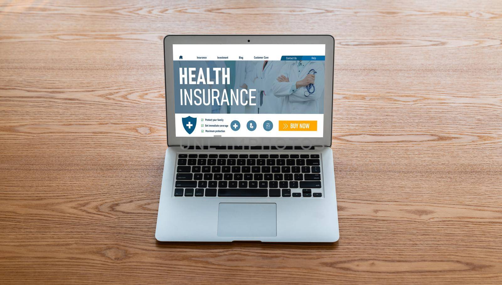 Health insurance web site modish registration system for easy form filling