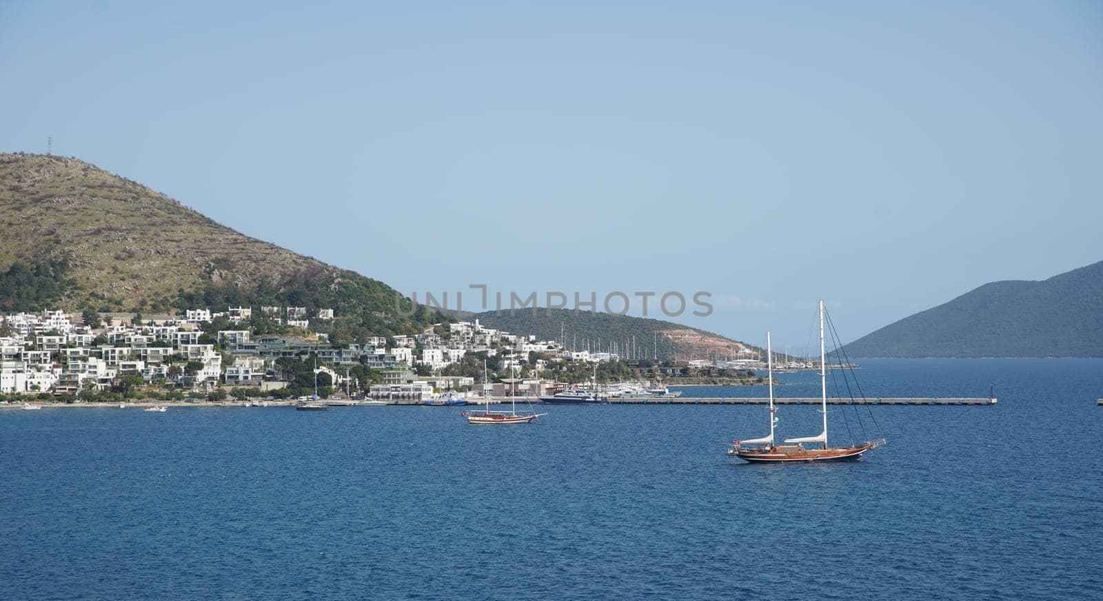 Bodrum Town in Aegean Coast of Turkey