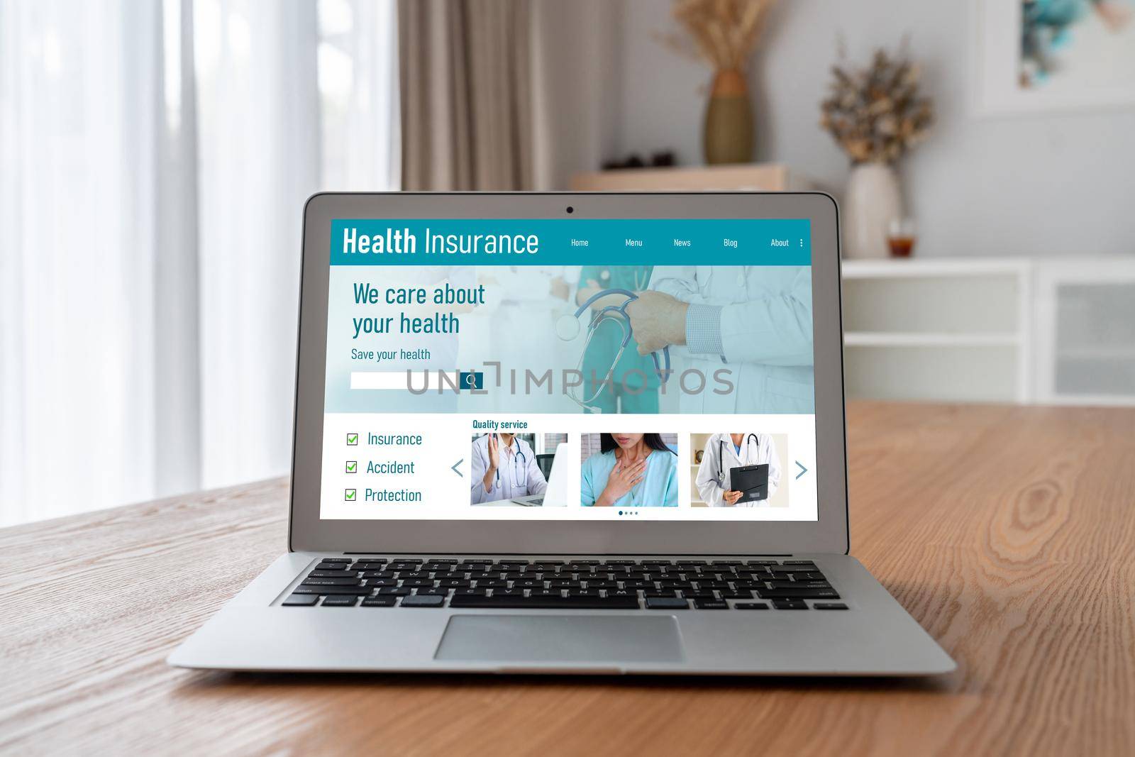 Health insurance web site modish registration system for easy form filling