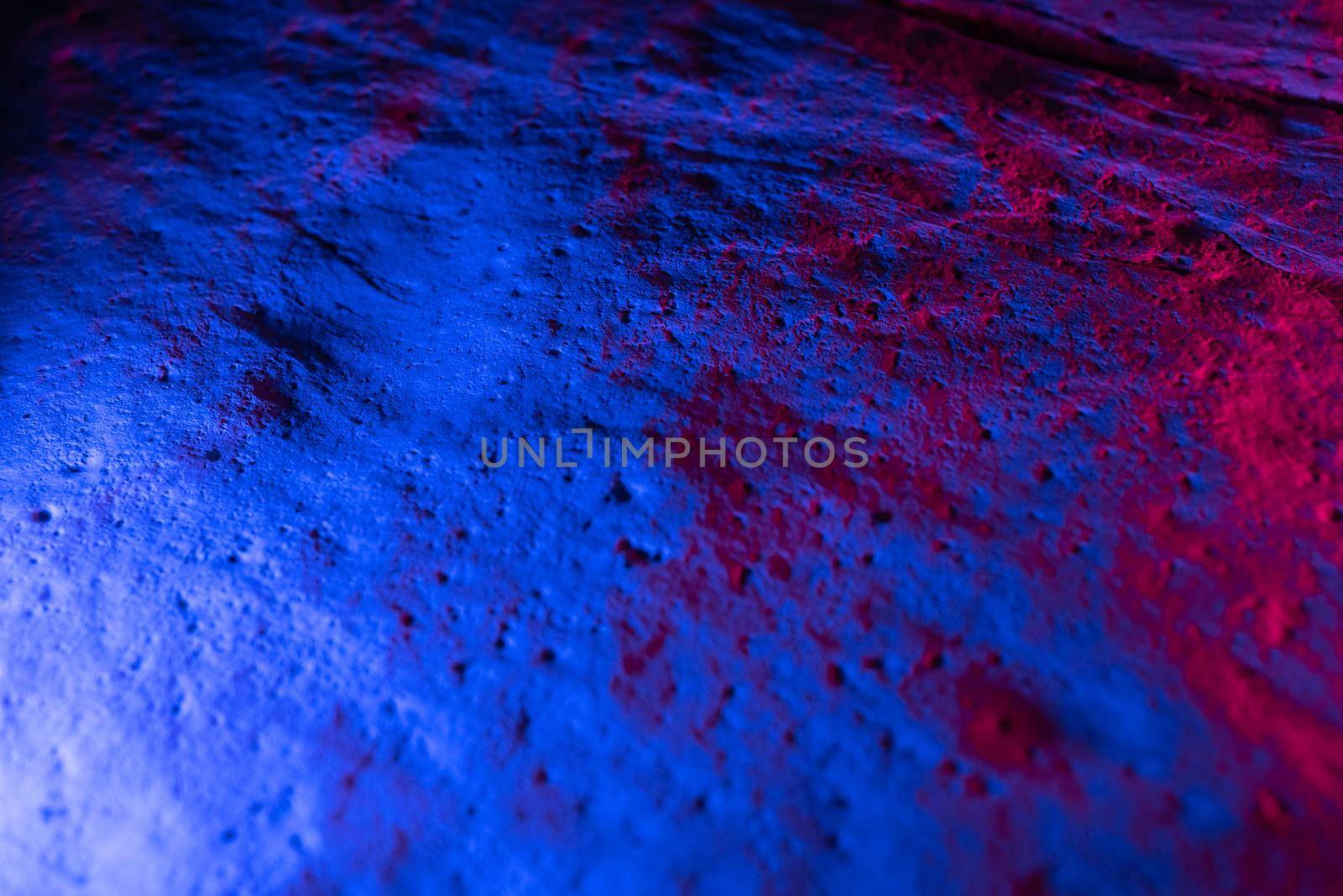 neon texture of granite white rock in bright neon light by Rotozey