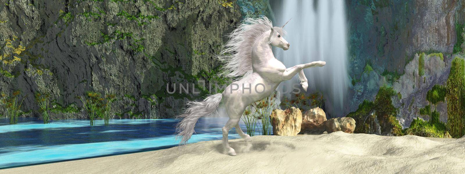 Unicorn Waterfall by Catmando