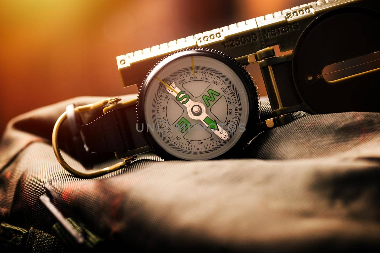 green military compass by norgal