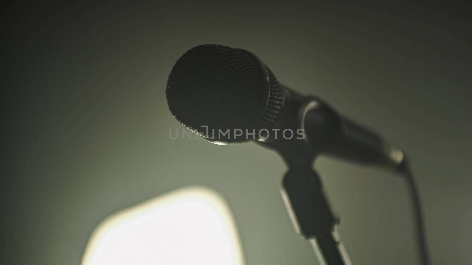 A microphone on stage live by pippocarlot