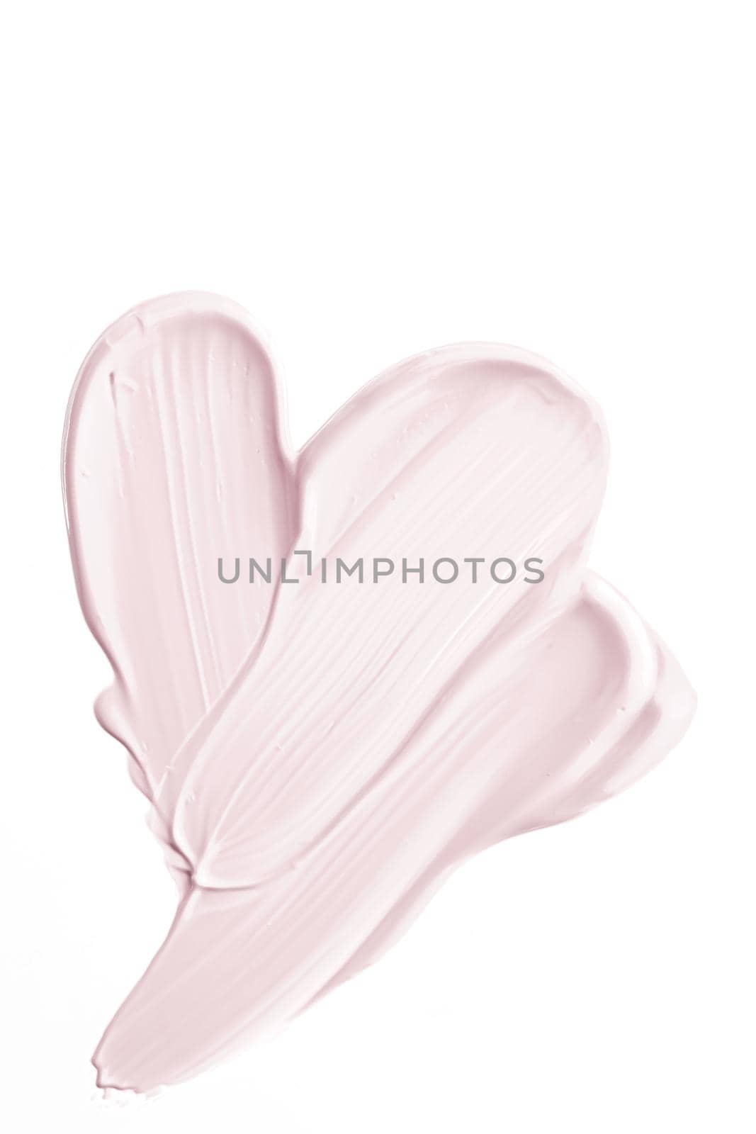 Pastel beauty swatch, skincare and makeup cosmetic product sample texture isolated on white background, make-up smudge, cream cosmetics smear or paint brush stroke by Anneleven