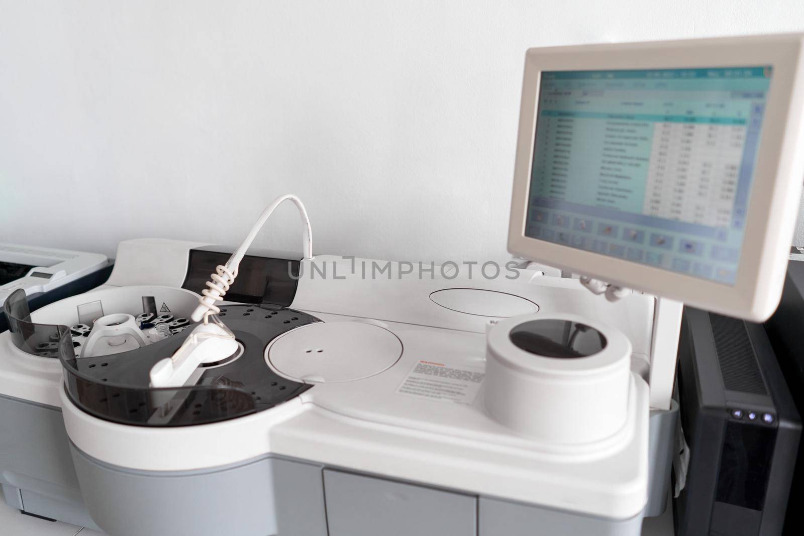 Centrifuge machine and a computer in a hospital by WesternExoticStockers