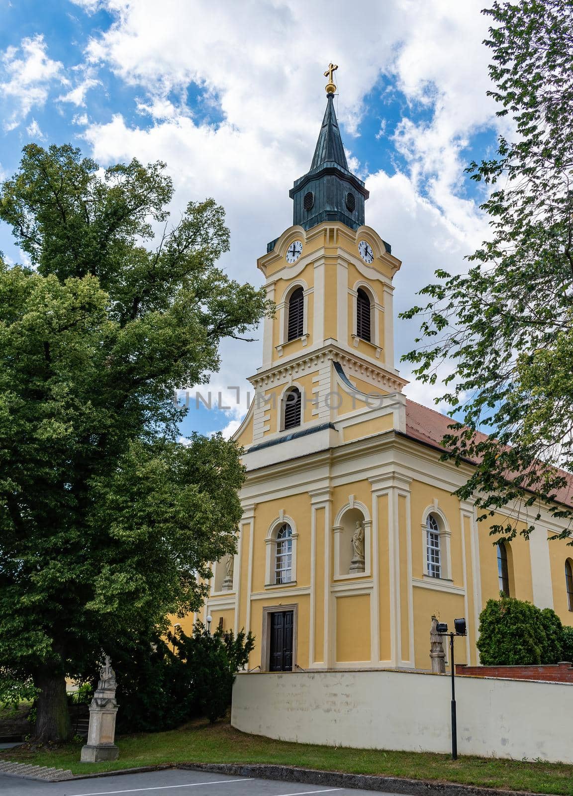 Ratiskovice, Czech Republic - July 7 - Church of St. Cyril and Methodius. Church of Saints Cyril and Methodius in the village of Ratiskovice