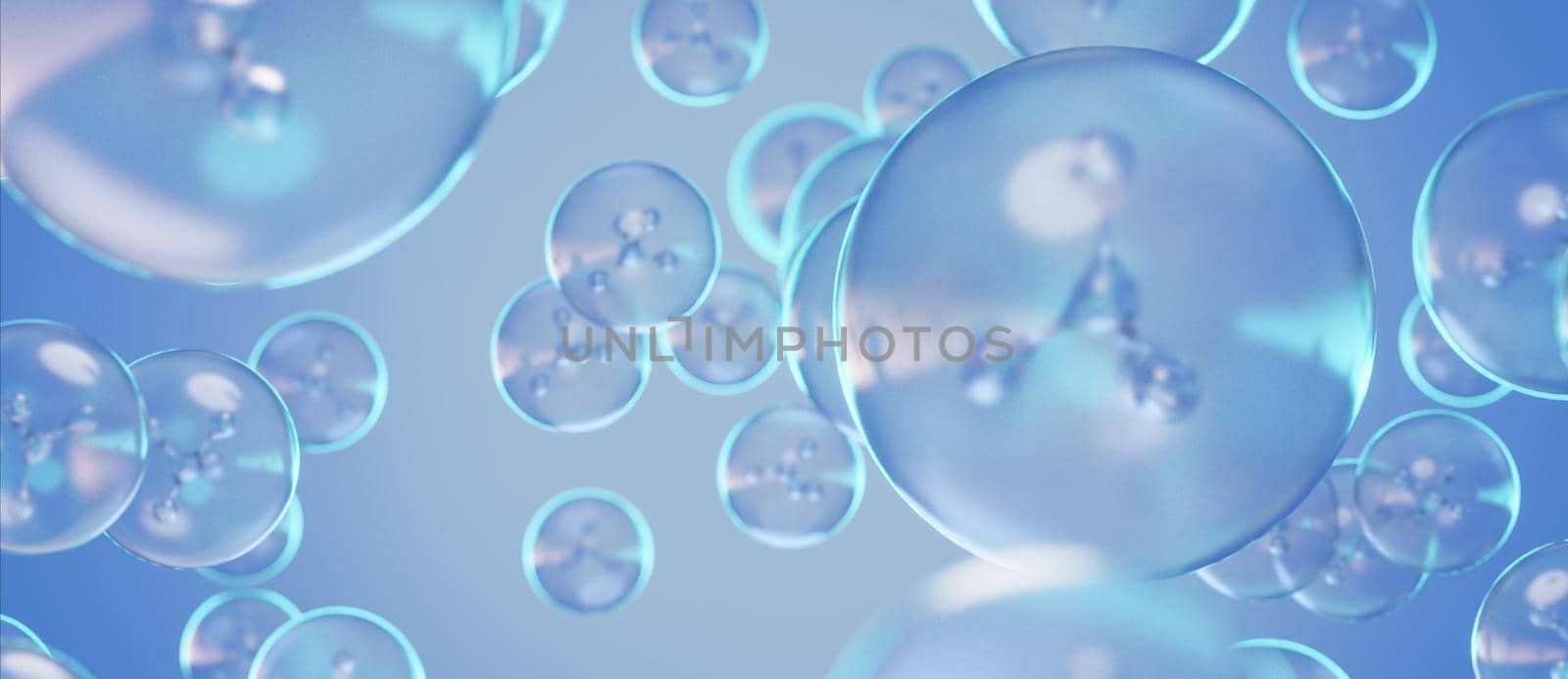 Abstract Modern Air Pure Liquid Smooth Abstract Background 3D Rendering by yay_lmrb