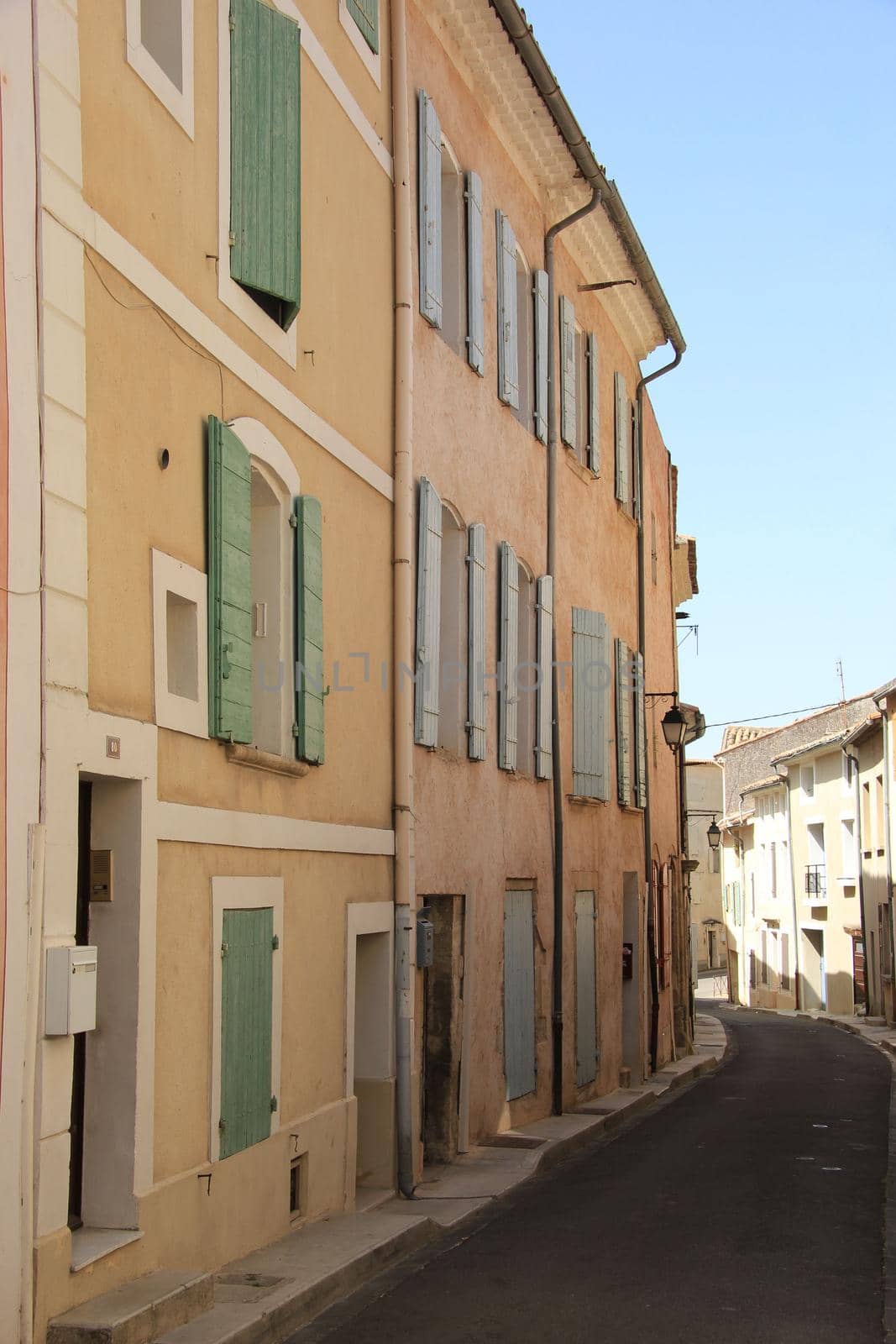 Street view of the Village of Bedoin, France