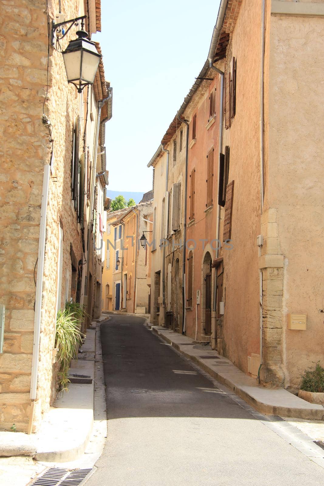 Street view of the Village of Bedoin, France