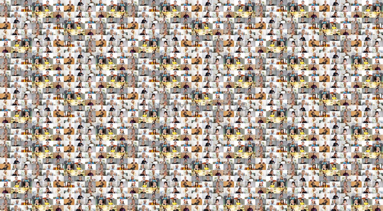 Large set of various business images in the office. High quality photo
