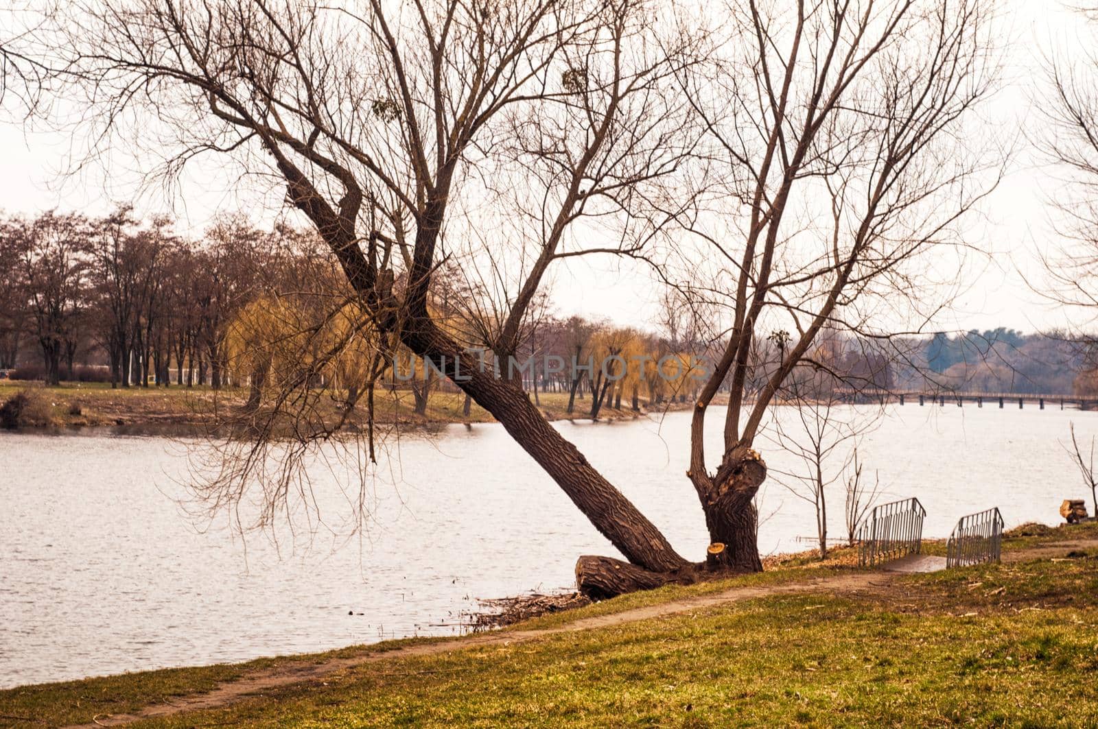 Ros River in Bila Tserkva Ukraine