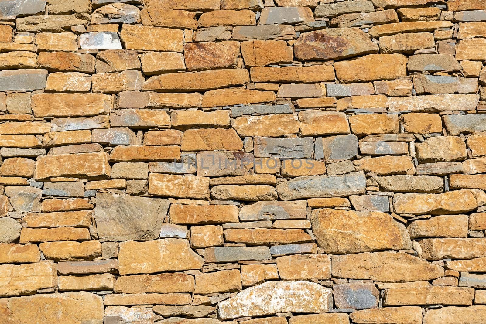 replica of the stone wall in the blue open-air museum by rostik924