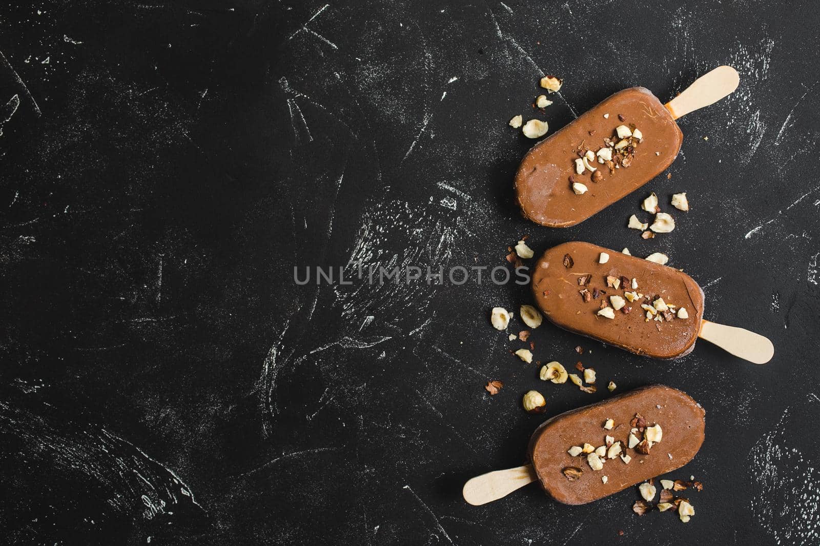 Chocolate ice cream popsicles by its_al_dente