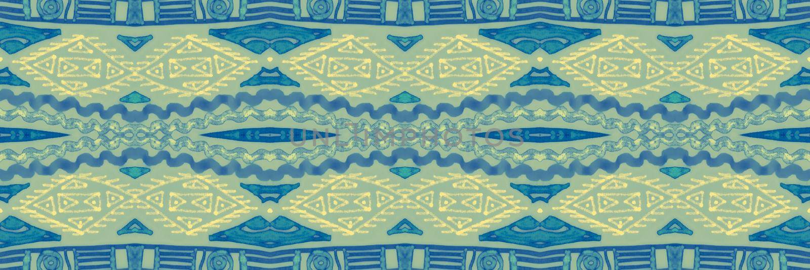 Geometric ethnic print. Grunge navajo ornament. by YASNARADA