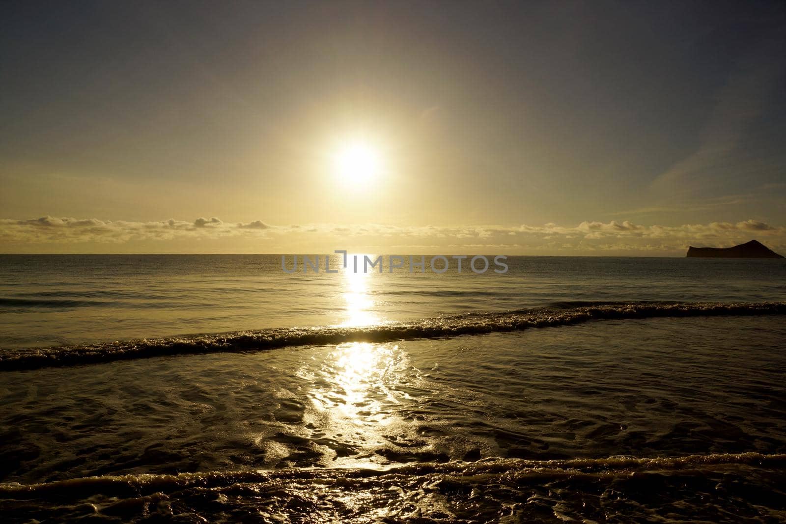 Early Morning Sunrise on Waimanalo Beach by EricGBVD