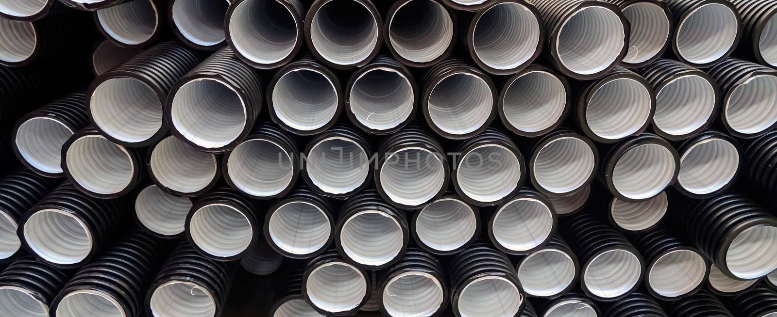 gray pipes pvc plastic pipes are in stock. by Hil