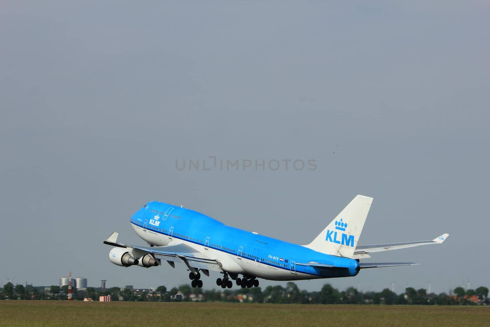 Amsterdam, the Netherlands  -  June 2nd, 2017: PH-BFR KLM Royal Dutch Airlines by studioportosabbia