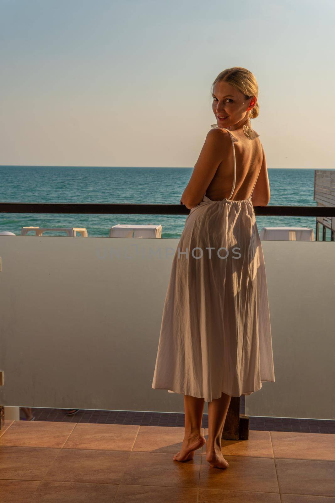 Sea window sorrento coast mediterranean view open room vacation balcony, for woman lifestyle from beautiful and blue person, beauty enjoy. Tourism casual outdoor,