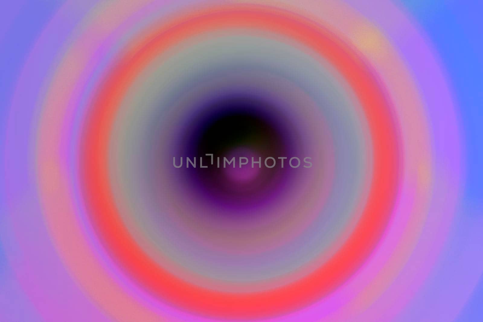 Circle illustration. Background of numerous multi-colored circles coming from the center