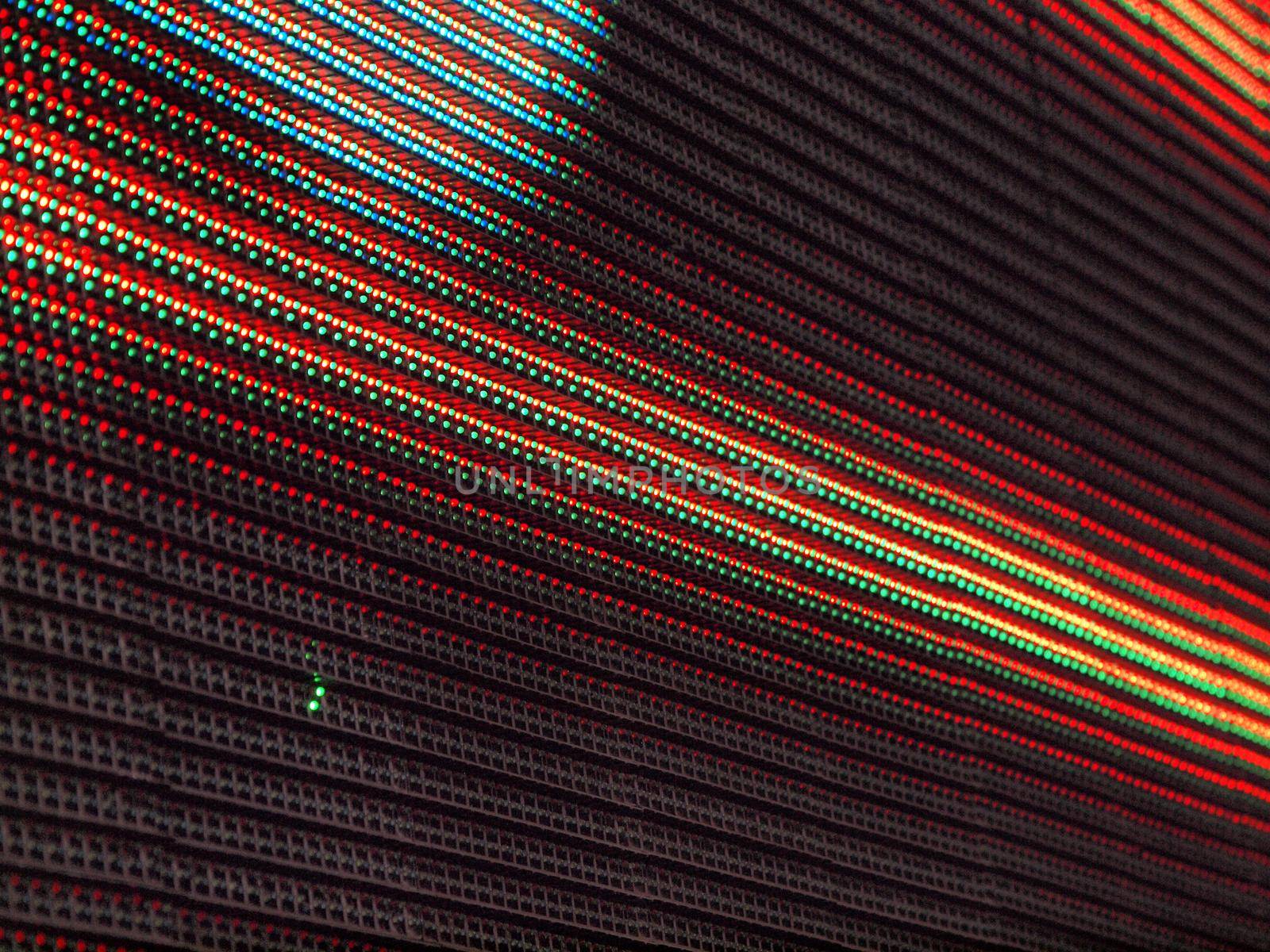 Large LCD TV Screen Scoreboard Close-up by EricGBVD