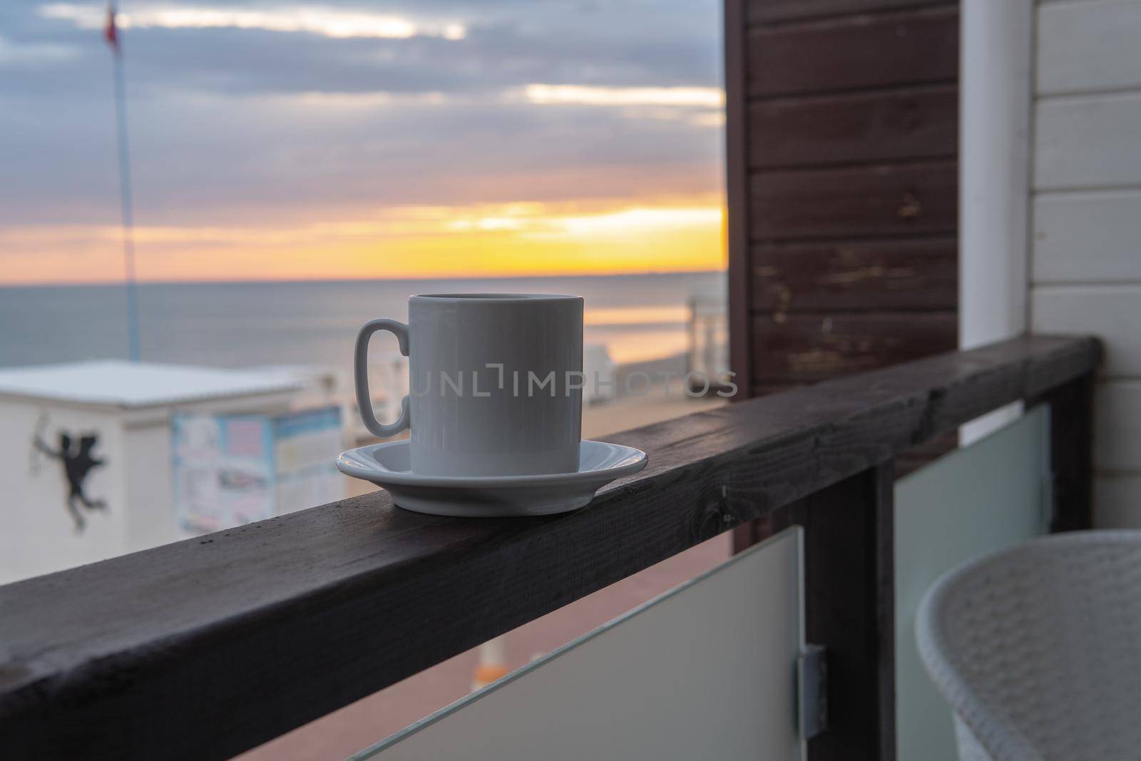 Sea beach cup coffee travel background mug ocean white table, for drink vacation for cafe and view holiday, latte ceramic. Color pool happy, by 89167702191