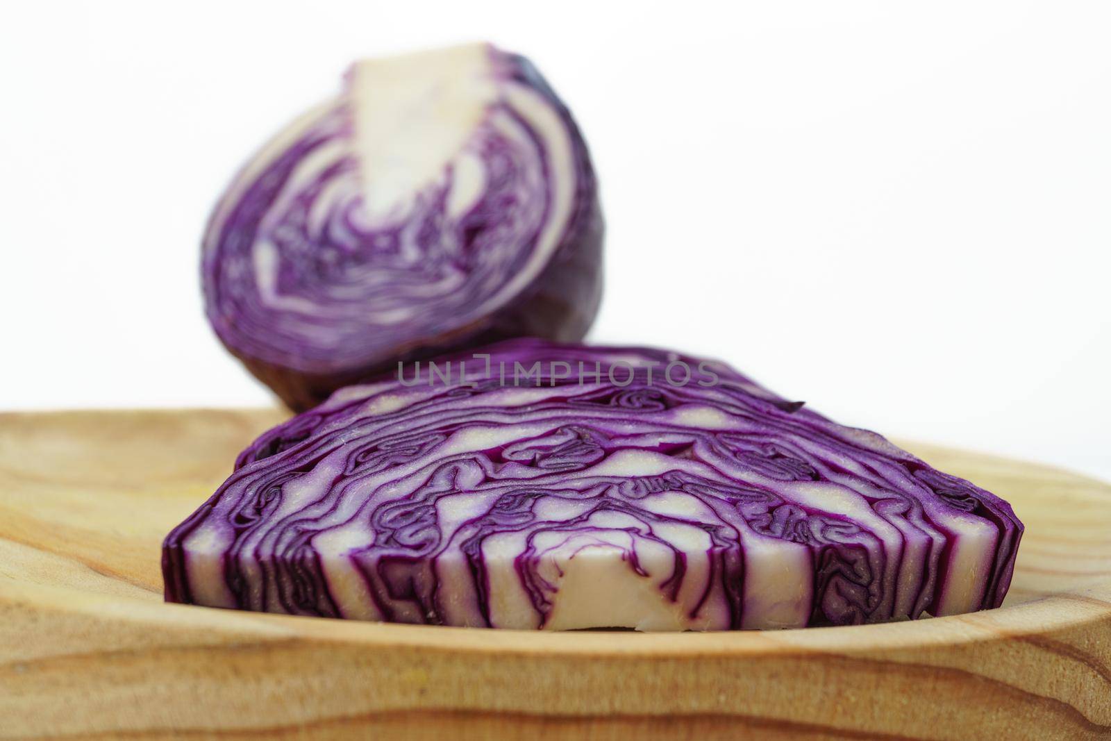 purple cabbage or red cabbage isolate by joseantona