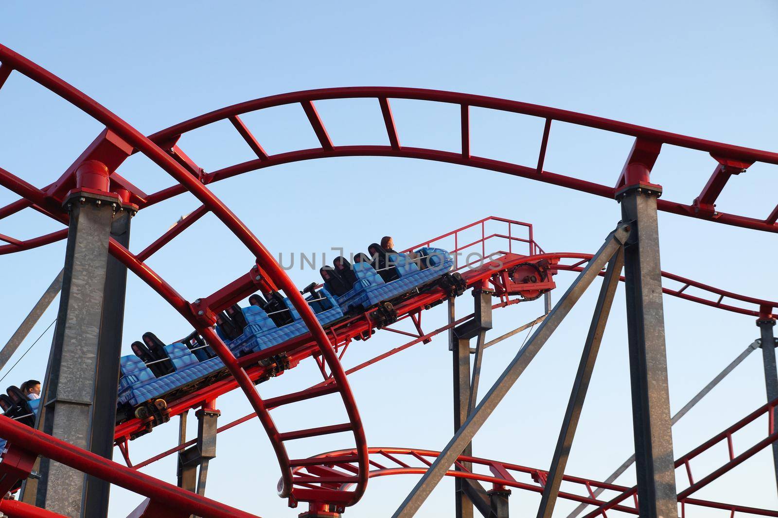 people emotionally ride a high-speed roller coaster by Annado