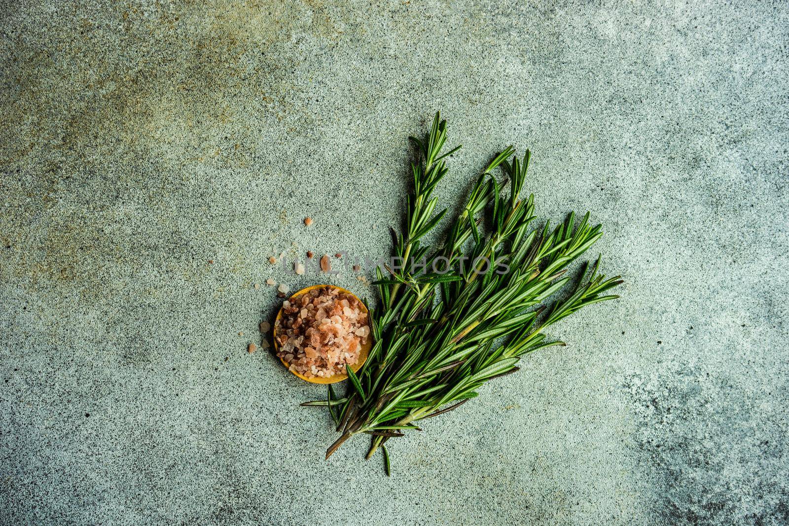 Cooking concept with rosemary herb by Elet