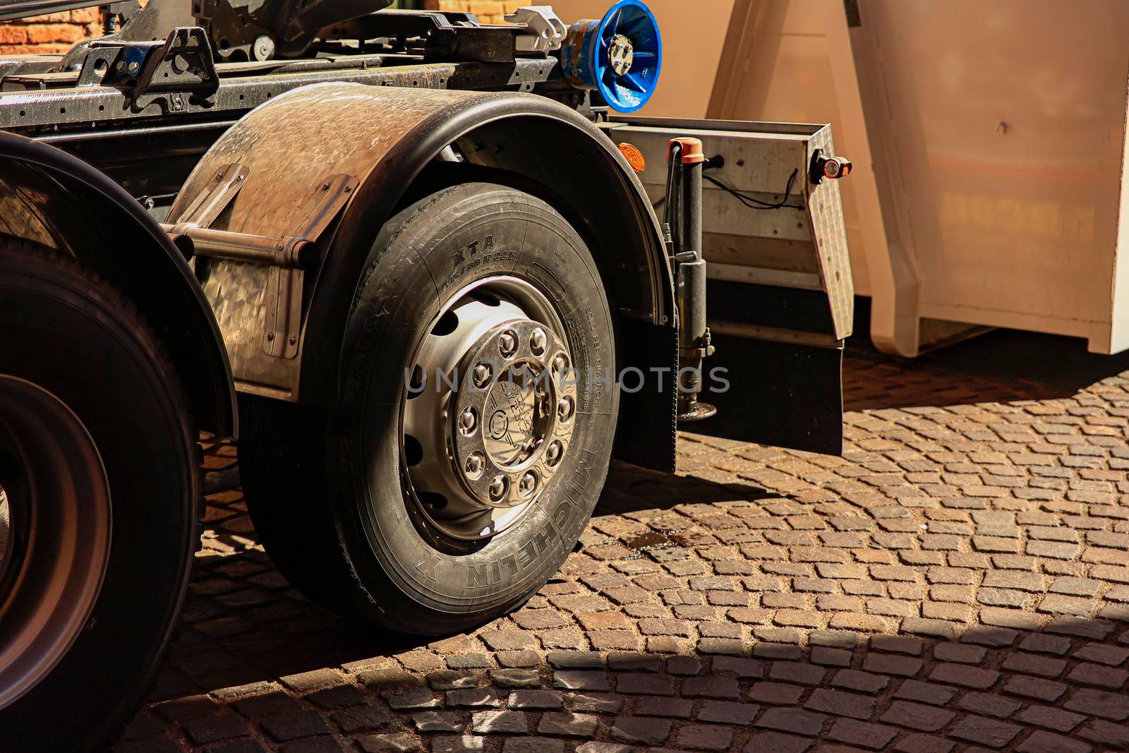 Wheel of a truck by pippocarlot