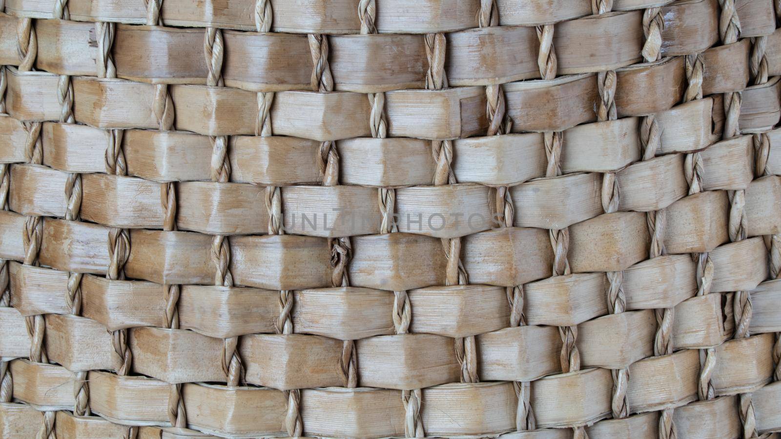 Wicker background basket of birch bark material by voktybre