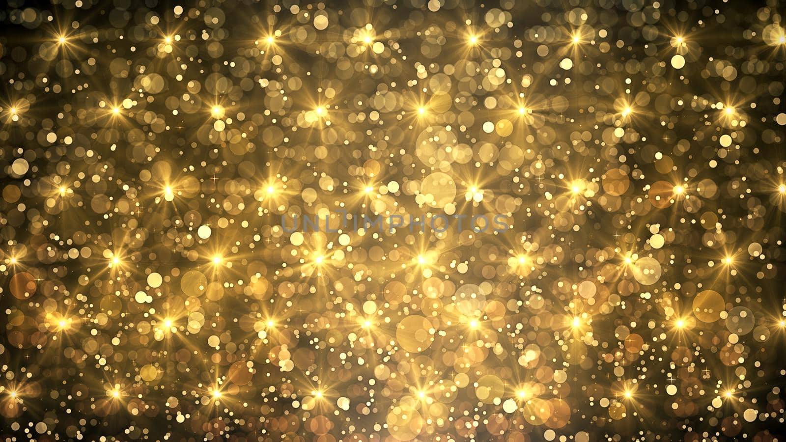 Glitter Gold Lights by urzine
