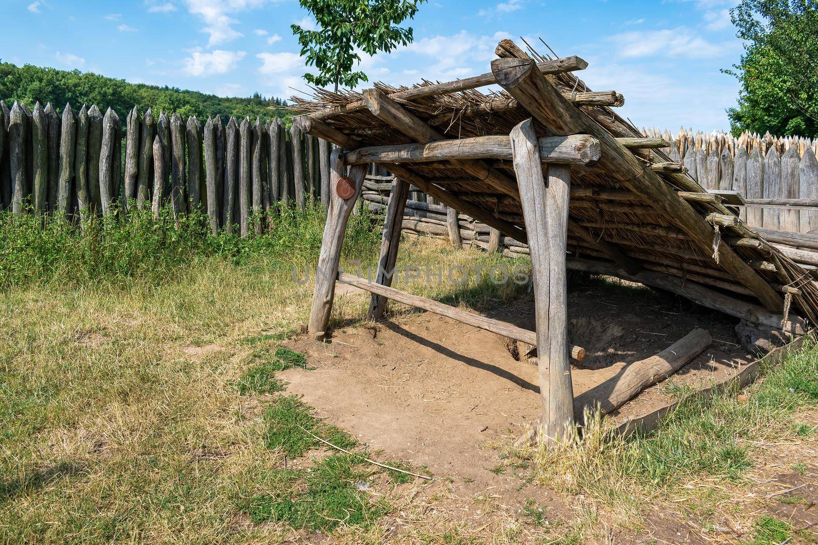 Cellar, pit for storing supplies from the time of the ancient Slavs by rostik924