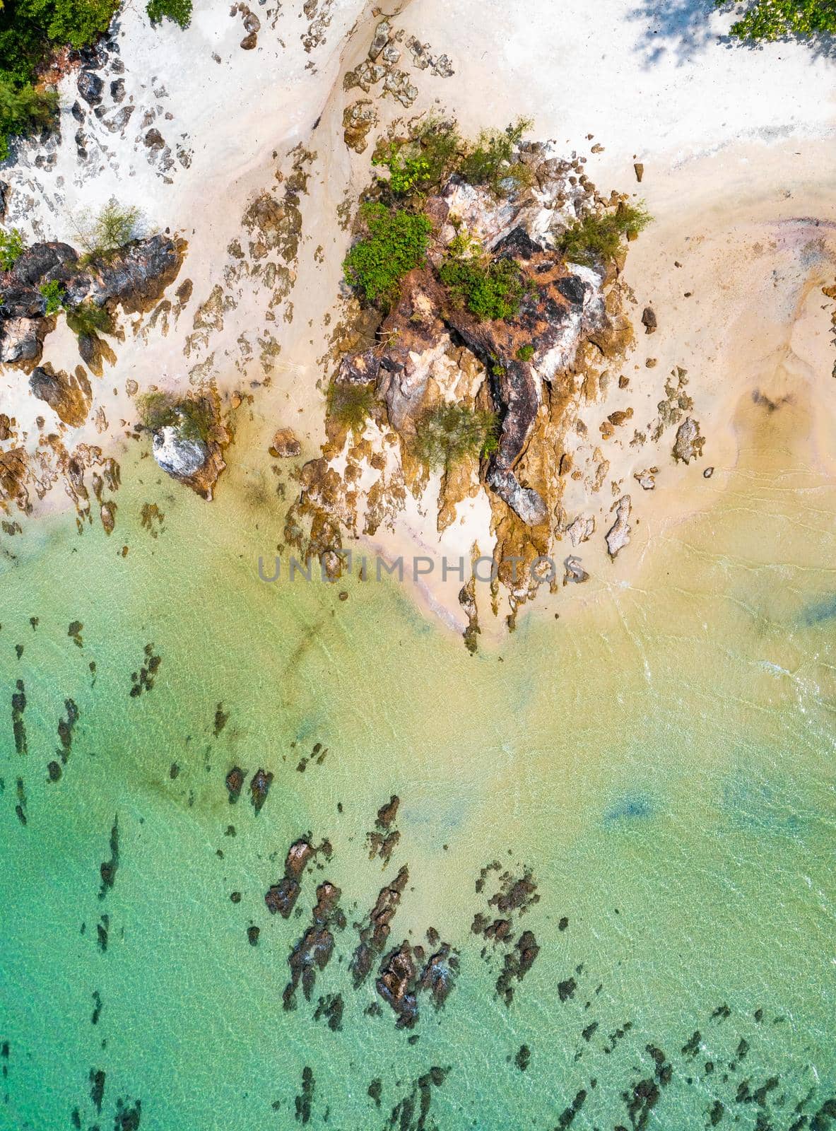 Koh Phayam beach Hin Talu with rock arch formation in Ranong, Thailand. by worldpitou