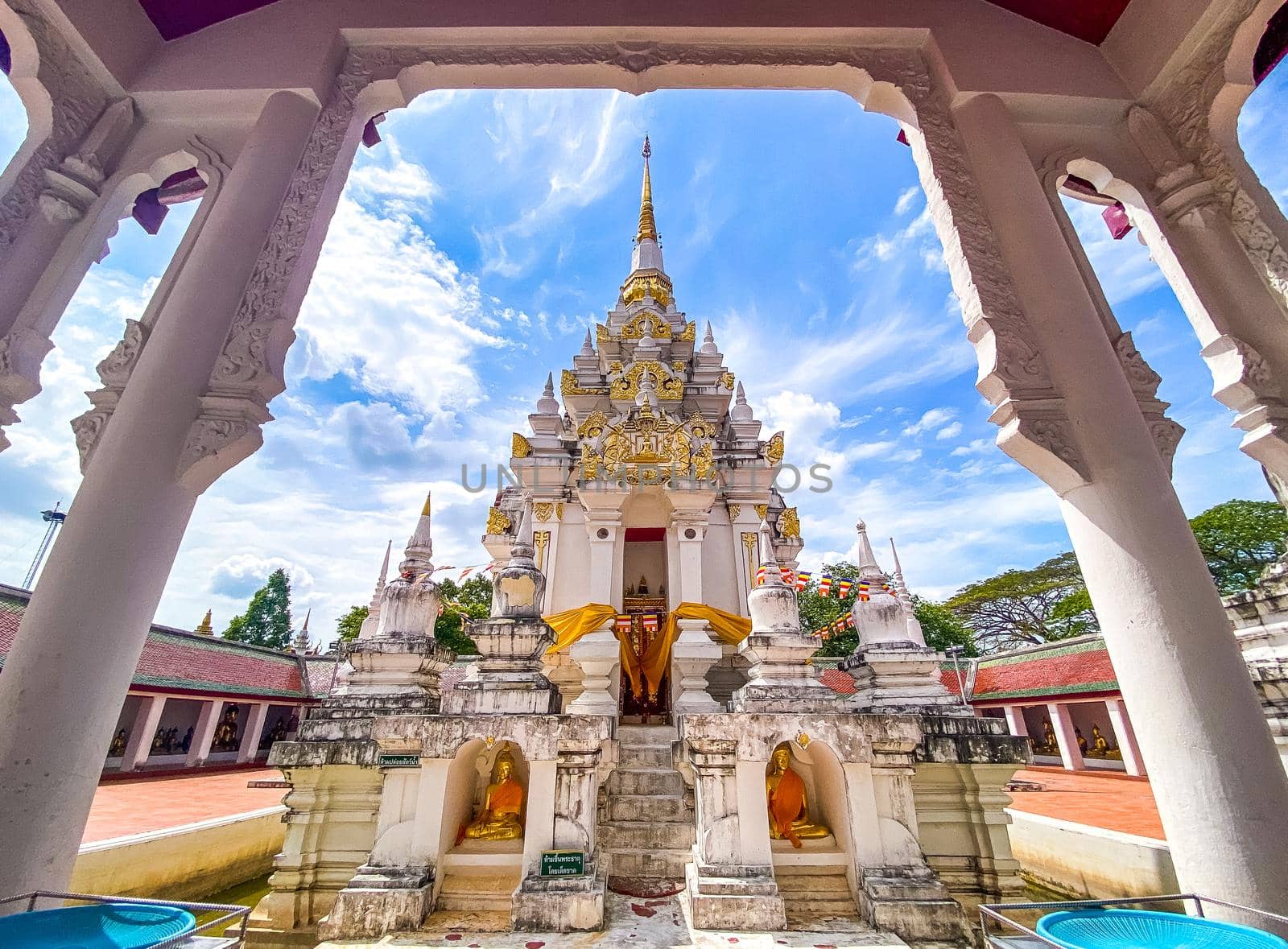 Wat Phra Boromathat Chaiya in Surat Thani, Thailand. High quality photo