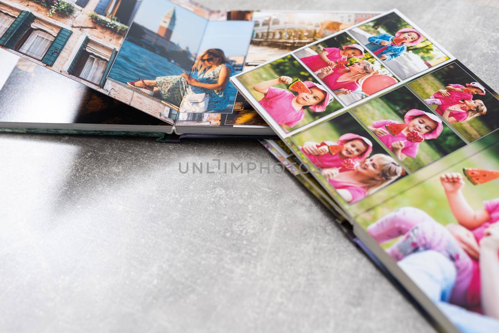 Looking Look At Family Photo Album. Memory Book by Andelov13
