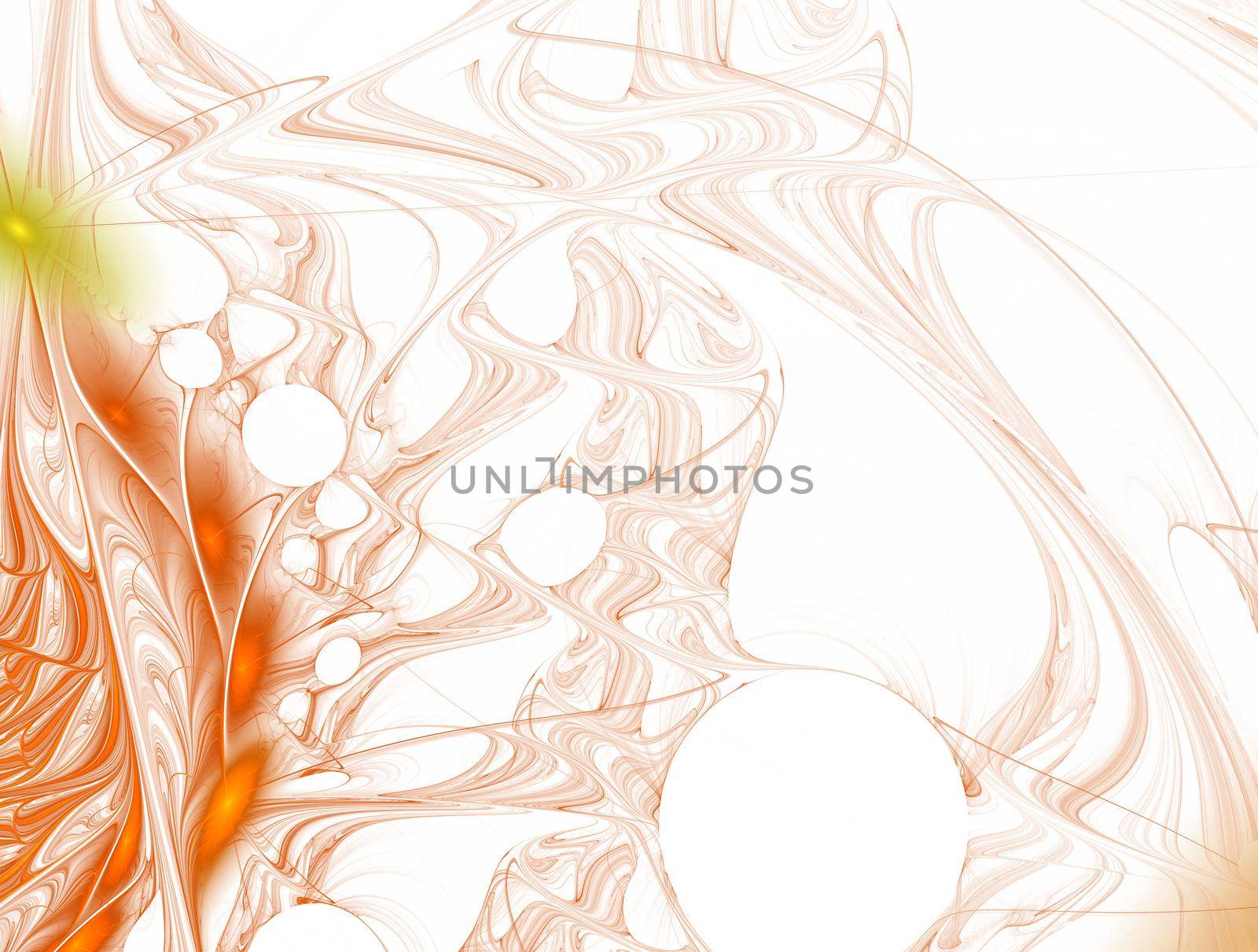 Imaginatory lush fractal texture image abstract background