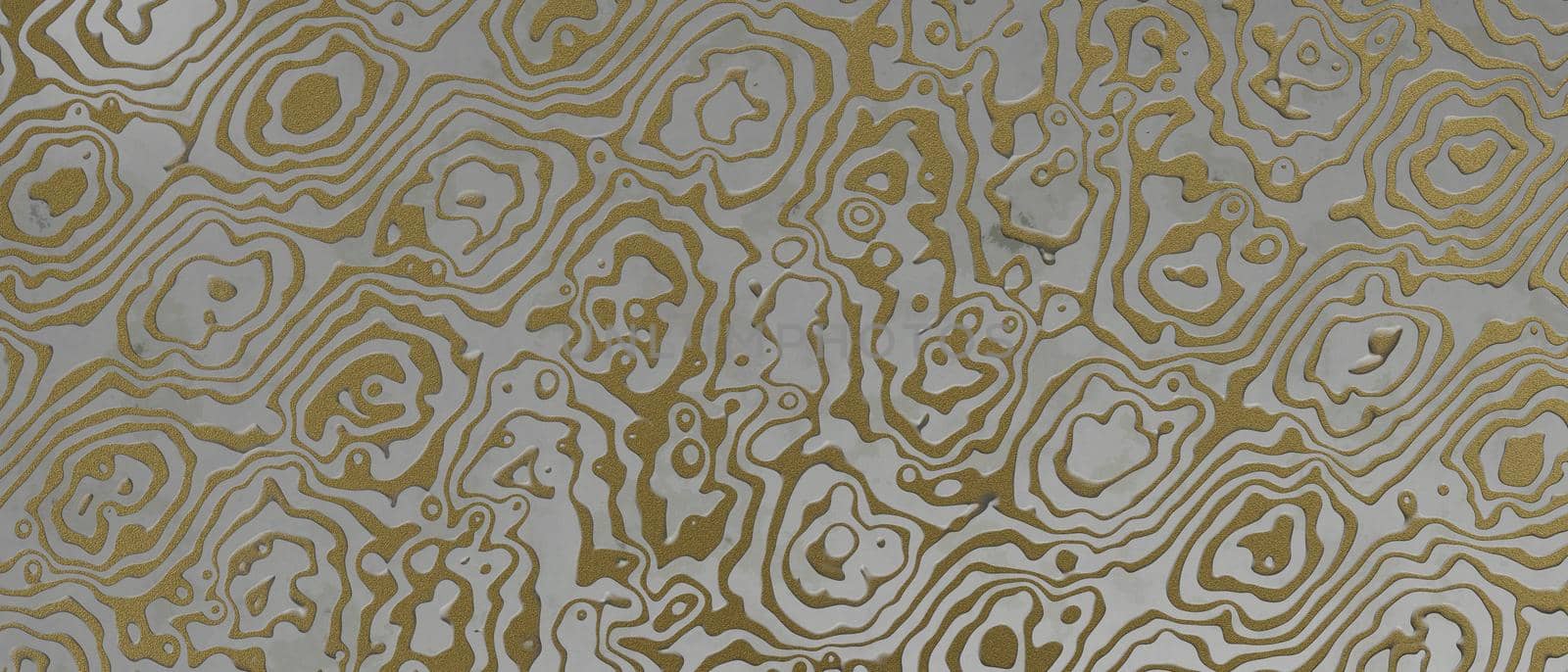 Brown gold and silver banner background