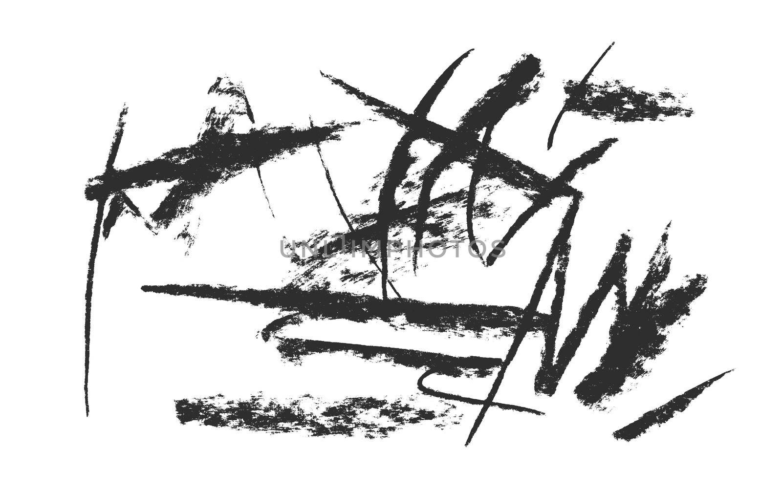 Pencil art abstract hand drawn sketch texture, natural dark grunge background illustration