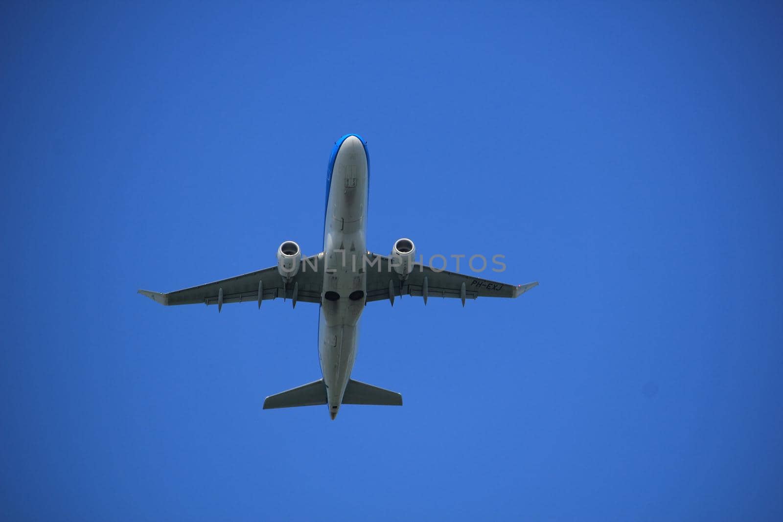 Amsterdam the Netherlands - October 15th, 2017: PH-EXJ KLM Cityhopper Embraer ERJ-175 takeoff from Aalsmeerbaan runway, Amsterdam Airport Schiphol