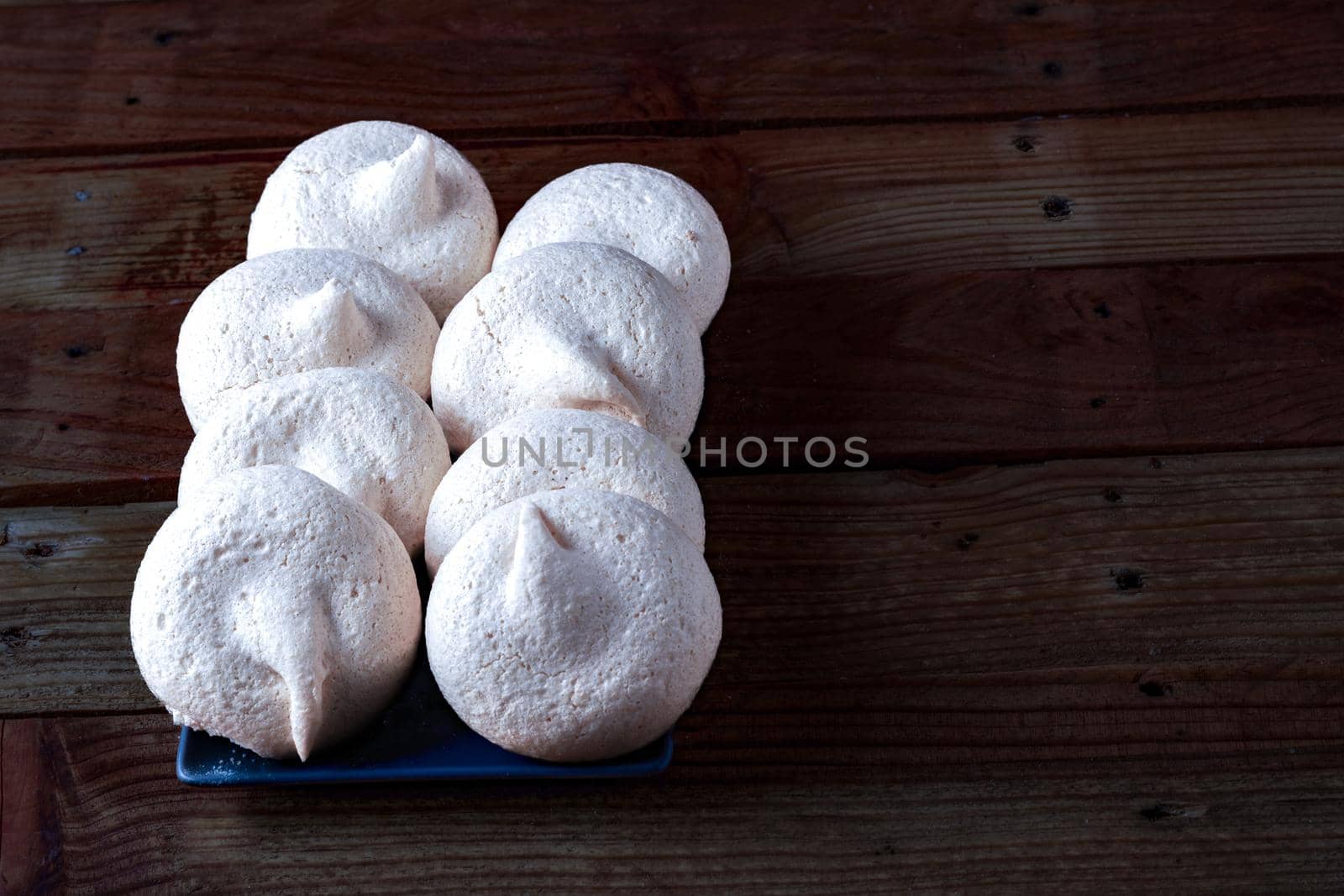 sweet meringue egg whites beaten with sugar by joseantona