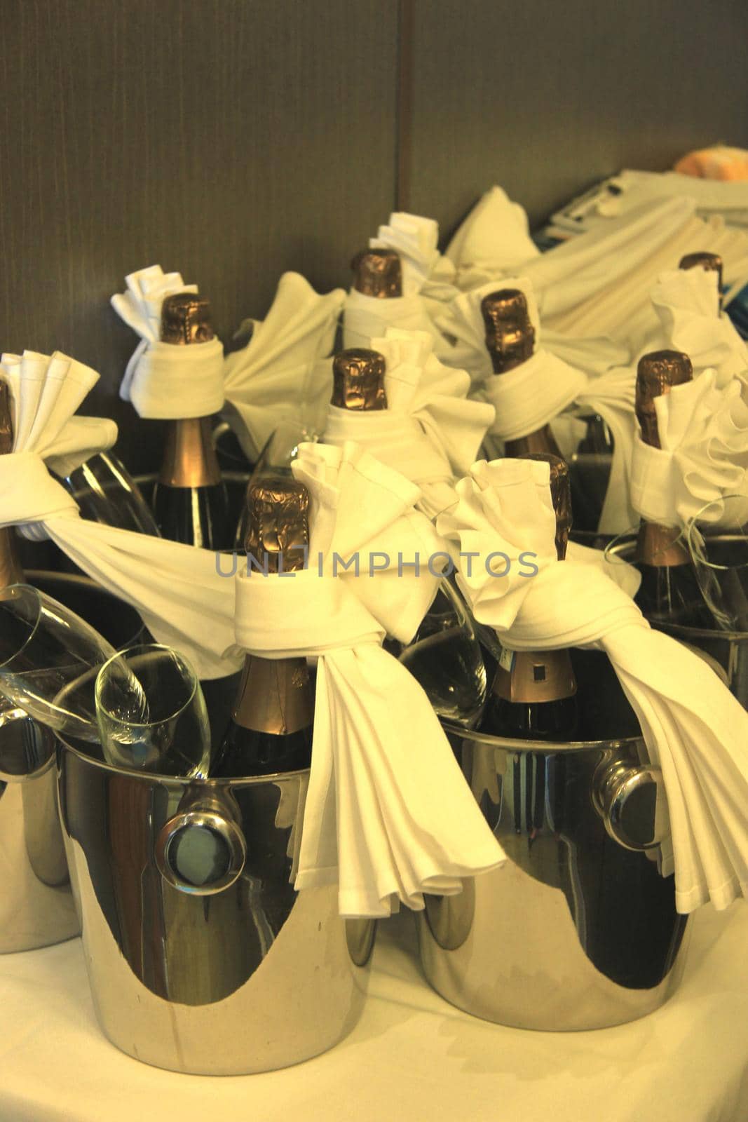 Champagne bottles by studioportosabbia