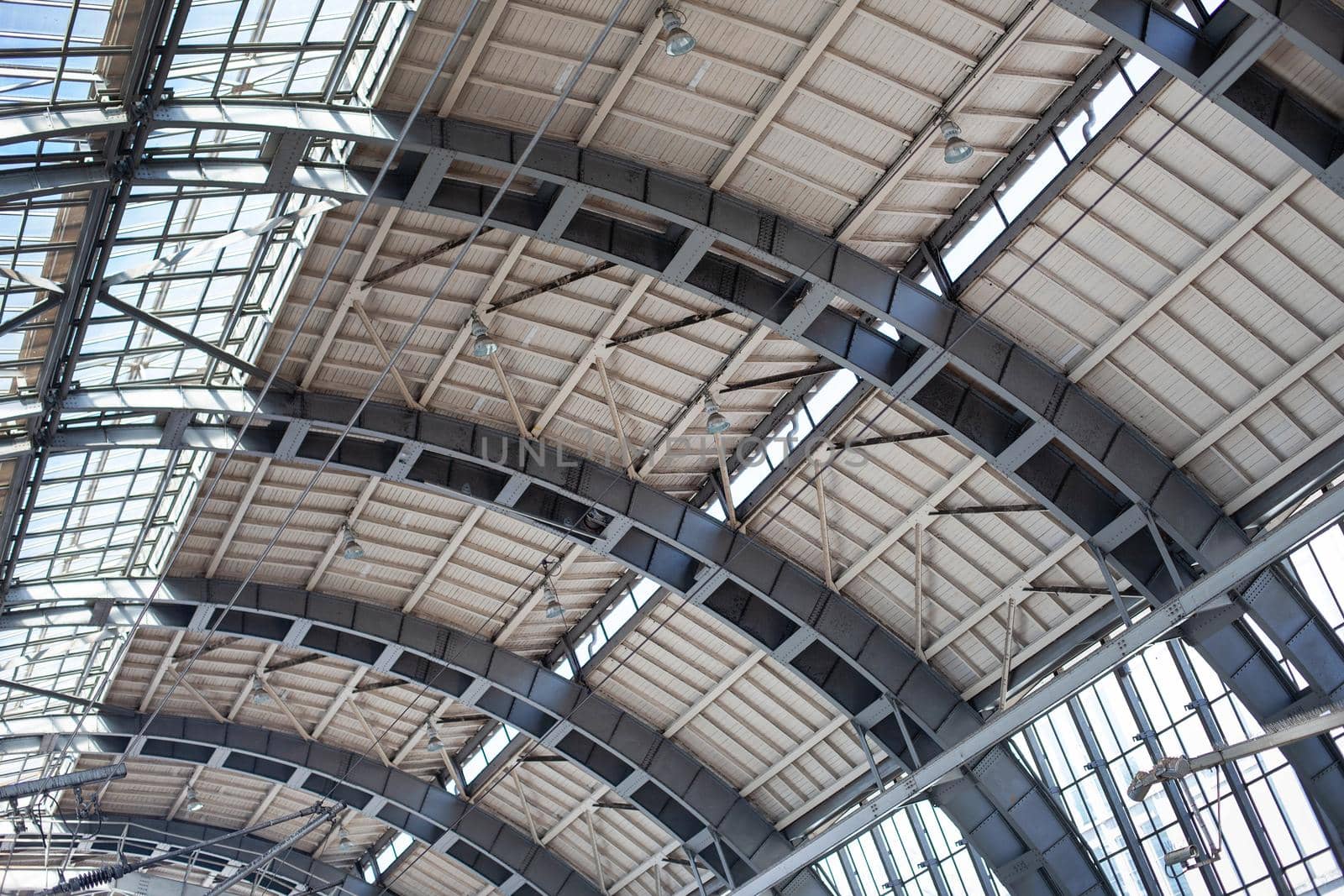 Ceiling of a railway station in Berlin