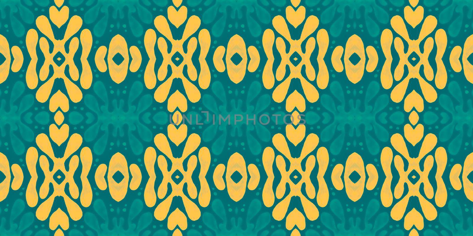 Watercolor tile pattern. Damask modern background. Floral italian or talavera ceramic design. Azulejos tiles. Seamless portugal mosaic. Retro portuguese ornament. Abstract Tiles watercolor.