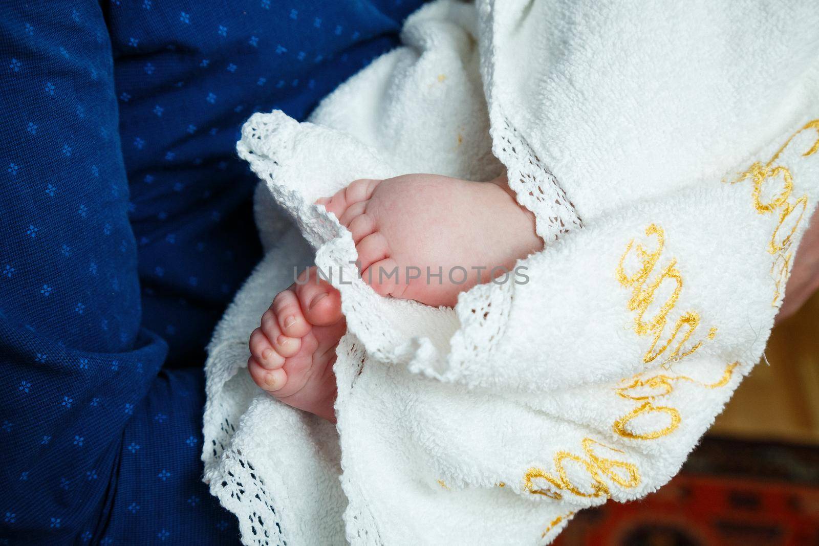 cute little baby feet in the afternoon by Dmitrytph