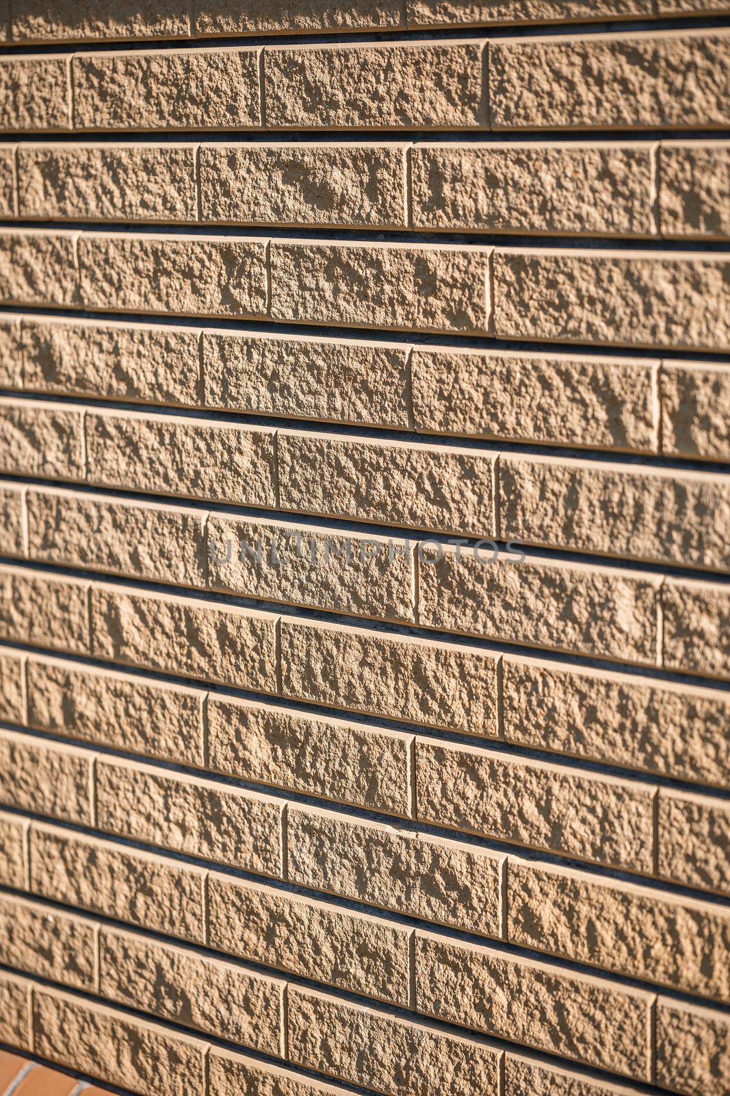 Brown brick. Brick texture, building material, smooth brick laying during repair