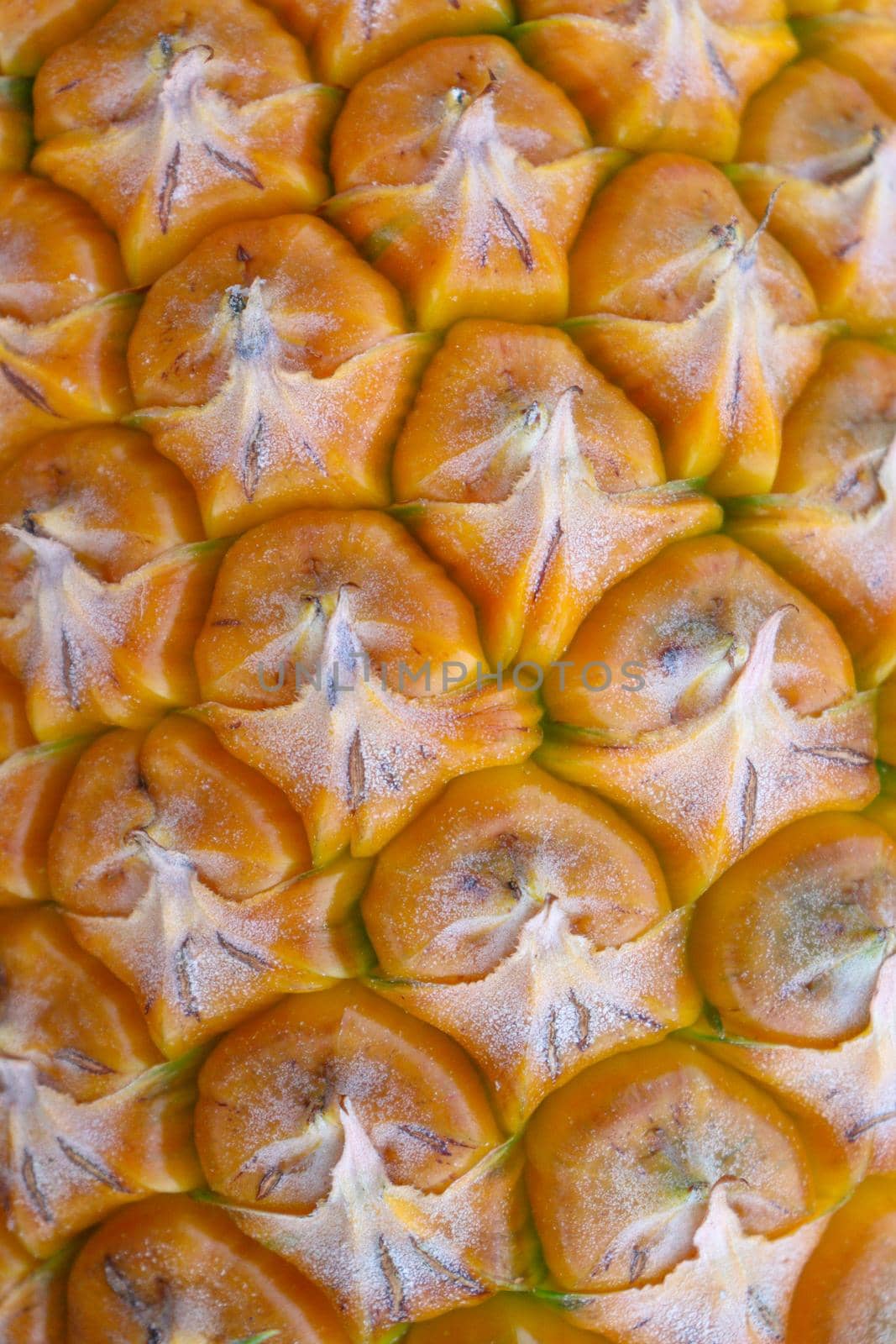 a texture background of ripe pineapple peel