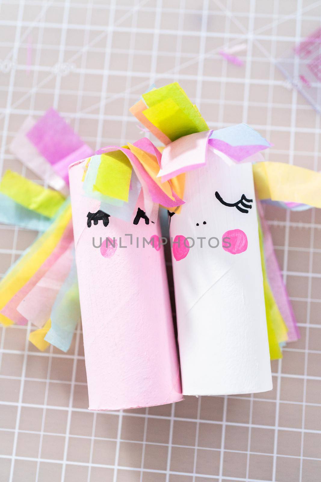 Toilet paper roll crafts unicorn by arinahabich