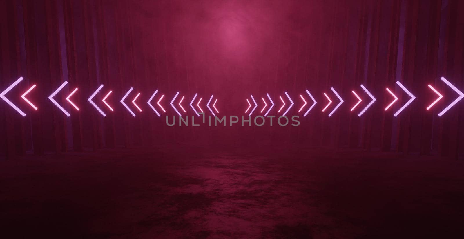 Surreal Cinematic Club Underground Scene With Smoke Dark Pink Banner Background 3D Rendering by yay_lmrb