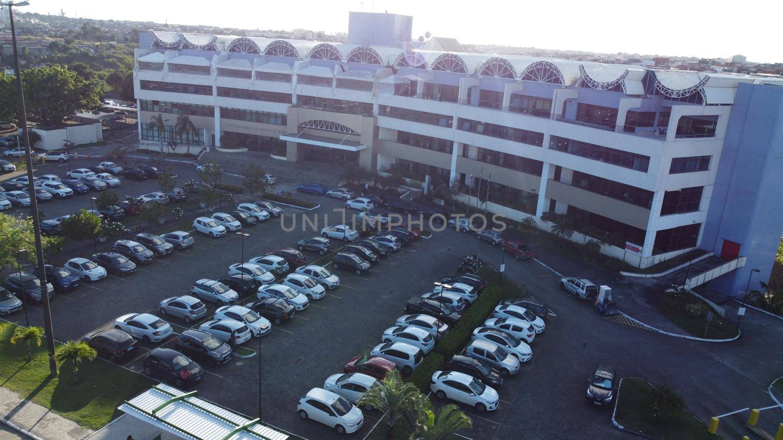 salvador, bahia, brazil - august 5, 2022: view of the building of the administrative headquarters of the Public Ministry of the State of Bahia in the city of Salvador.